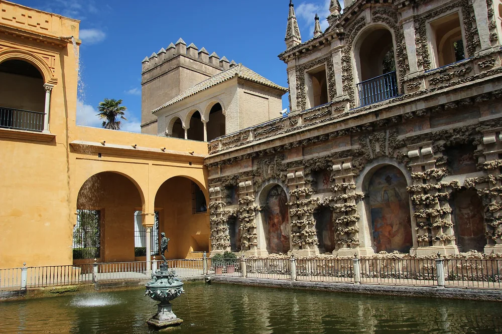 Mercury's Pond in the gardens of the Royal Alcázar