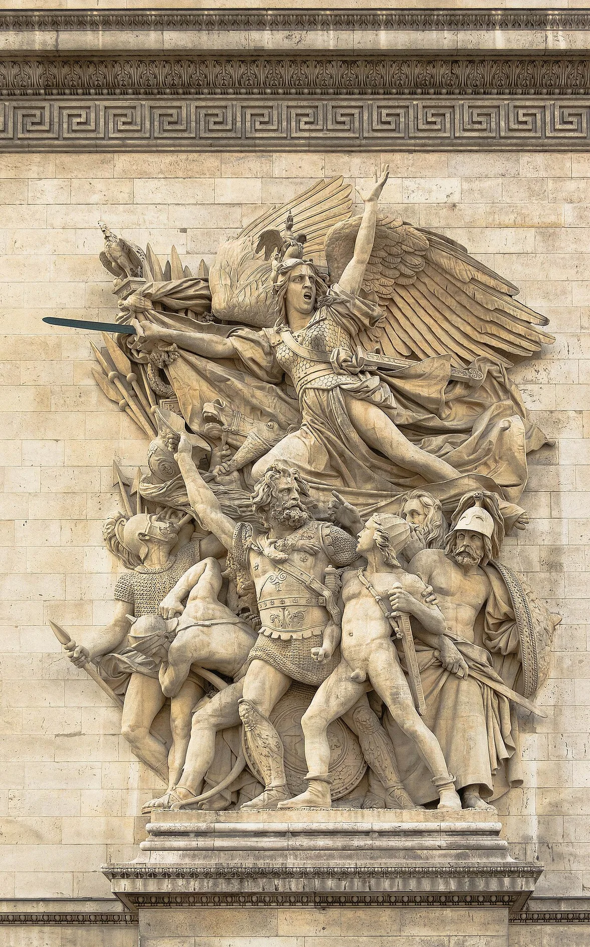 François Rude, Departure of the Volunteers of 1792, north-east pillar of the Arc de Triomphe, Paris